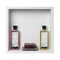 Alfi Brand 16" x 16" White Matte SS Square Sgl Shelf Bath Shower Niche ABNC1616-W - alternate 3